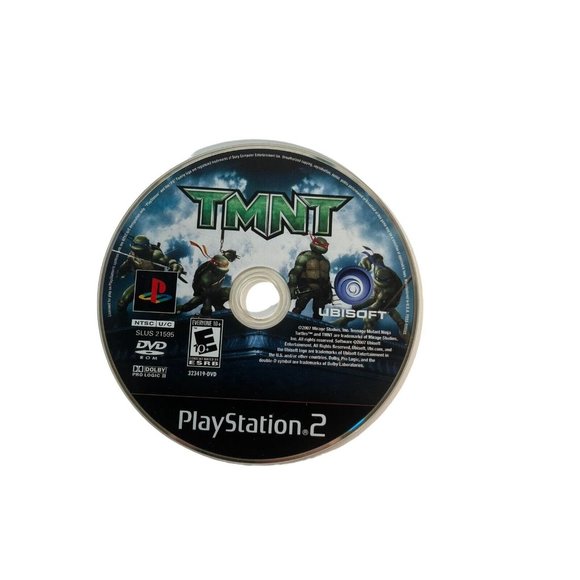 TMNT PS2 Disc Only Tested Sony PlayStation 2 Ps2 Teenage Mutant Ninja Turtles - Picture 1 of 1